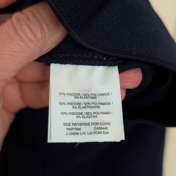 J. Crew Navy Pixie Pants, Size 8 Short - Picture 6 of 9